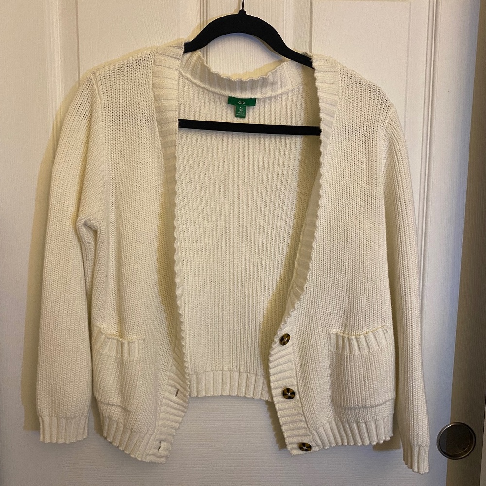 dip Cardigan Sweater